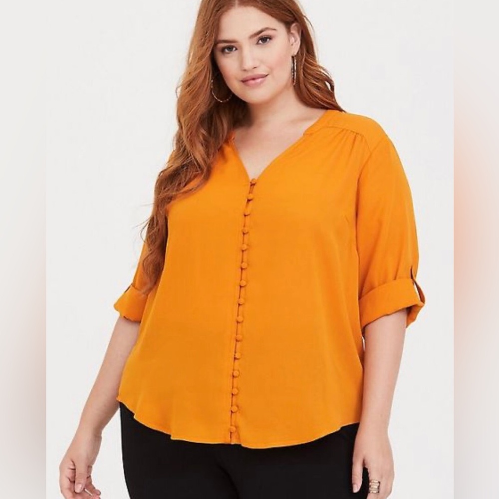torrid Button-Front Blouse